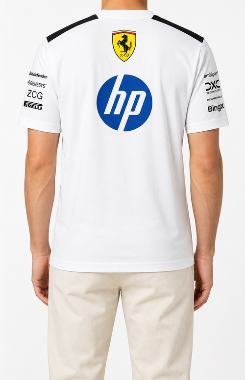 Scuderia Ferrari Hp Relaxed-Fit White