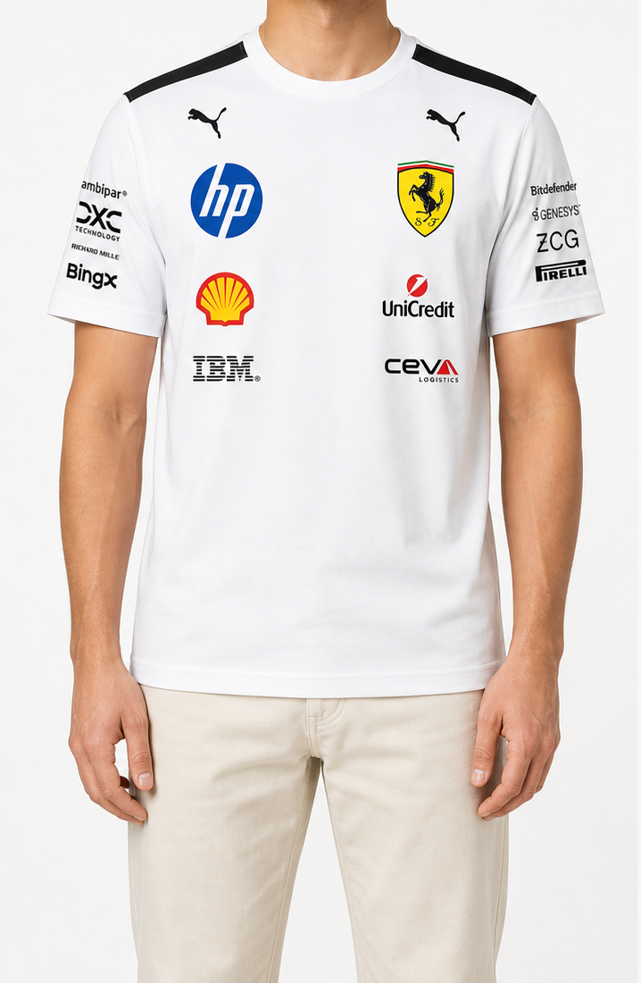 Scuderia Ferrari Hp Relaxed-Fit White