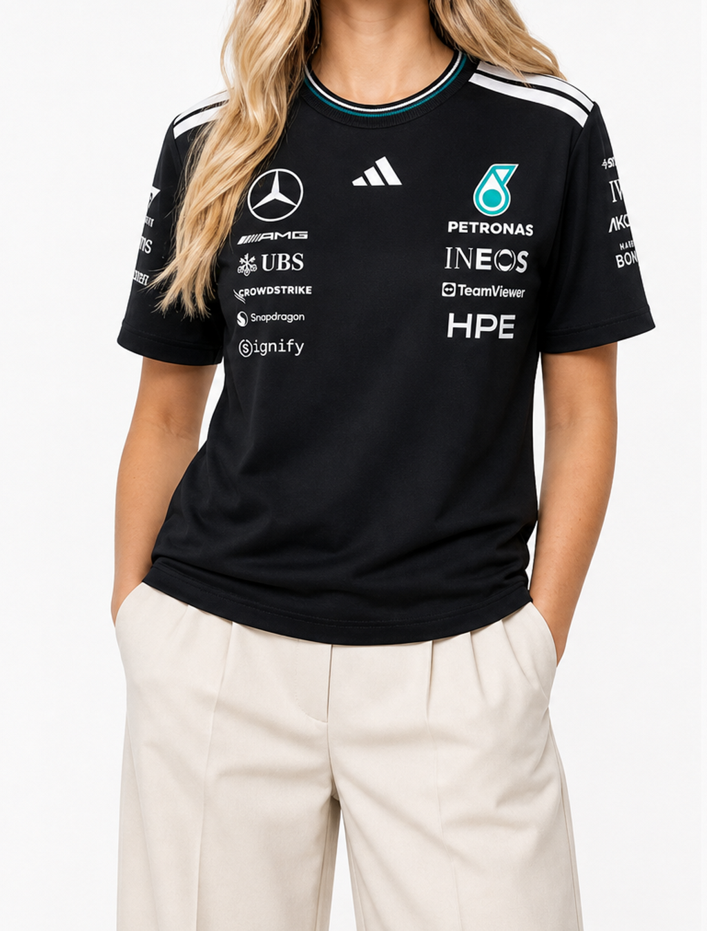 Mercedes AMG Petronas Relaxed-Fit Black