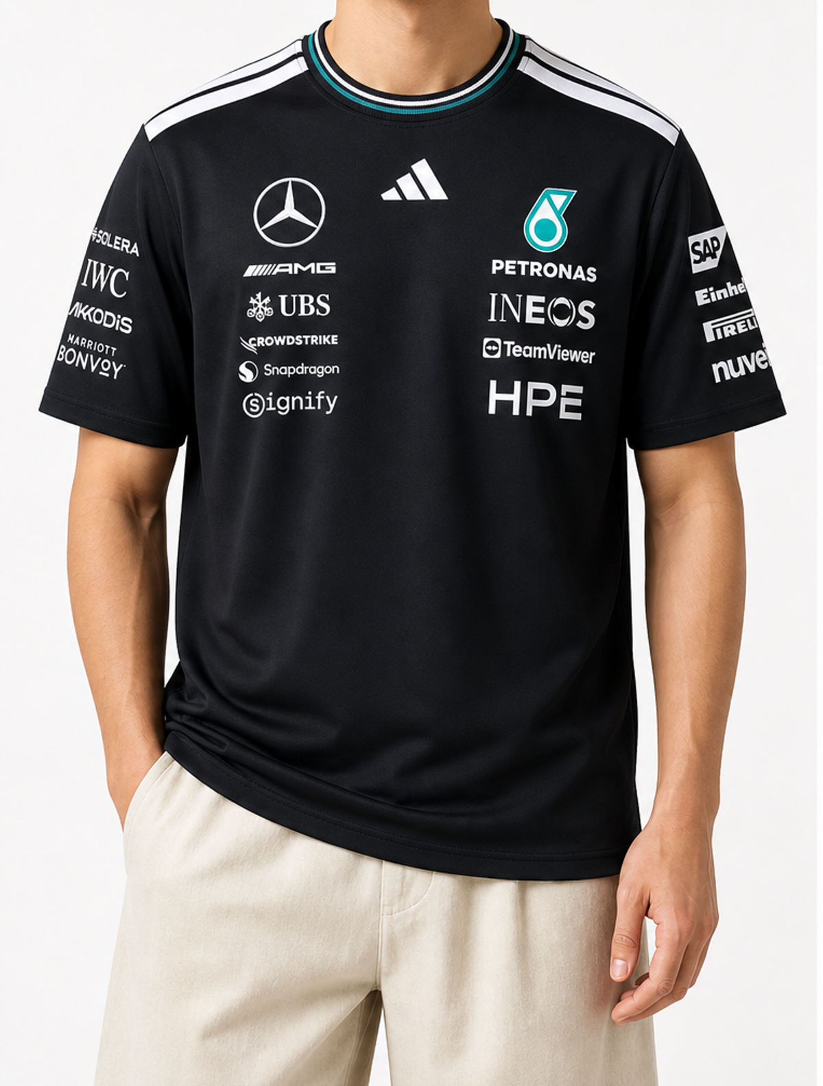 Mercedes AMG Petronas Relaxed-Fit Black