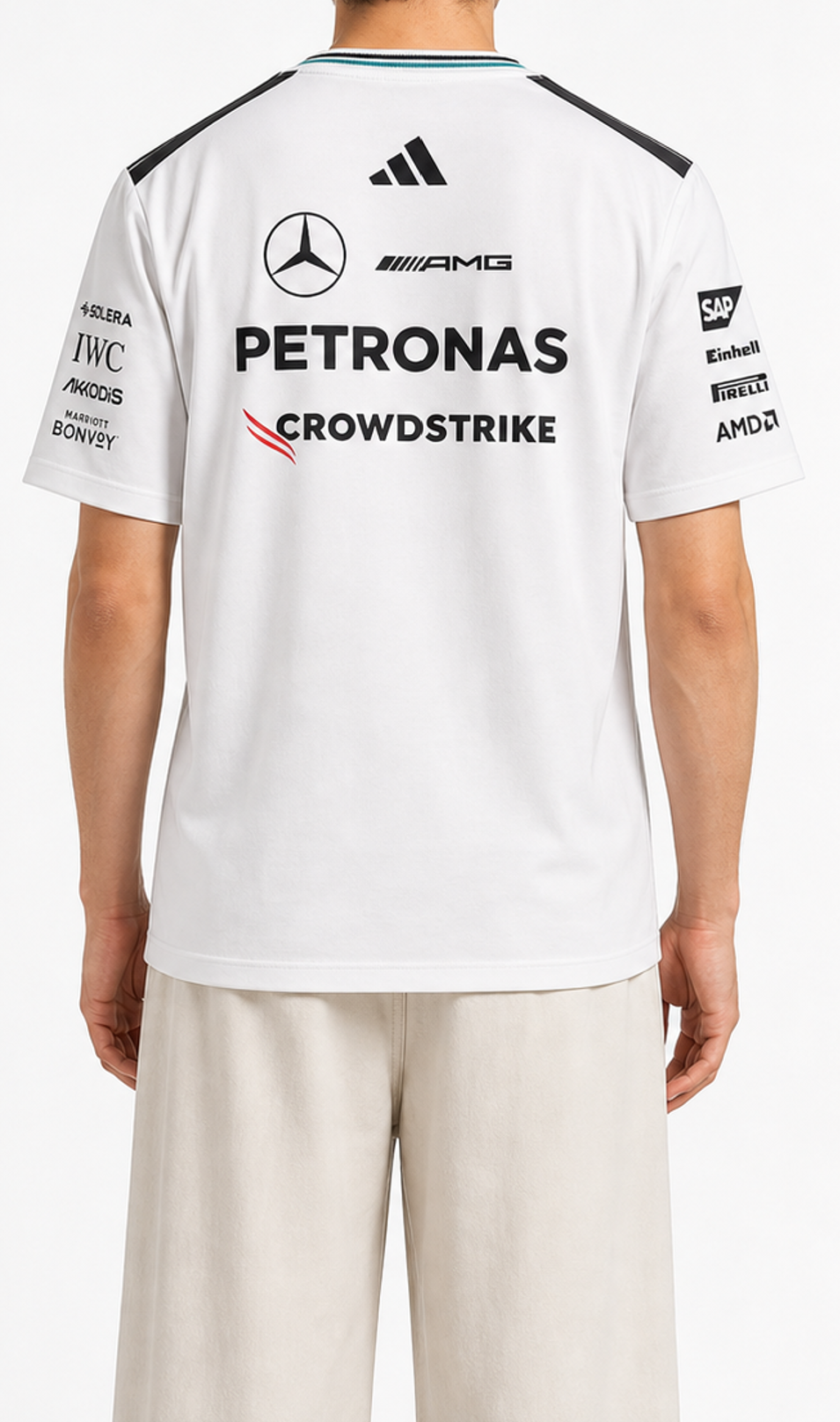 Mercedes AMG Petronas Relaxed-Fit White