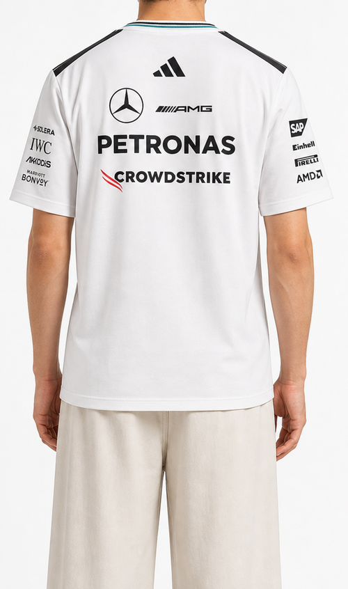 Mercedes AMG Petronas Relaxed-Fit White