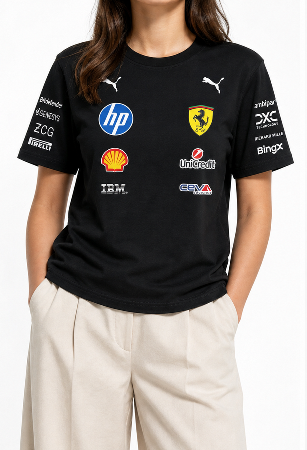 Scuderia Ferrari Hp Relaxed-Fit Black