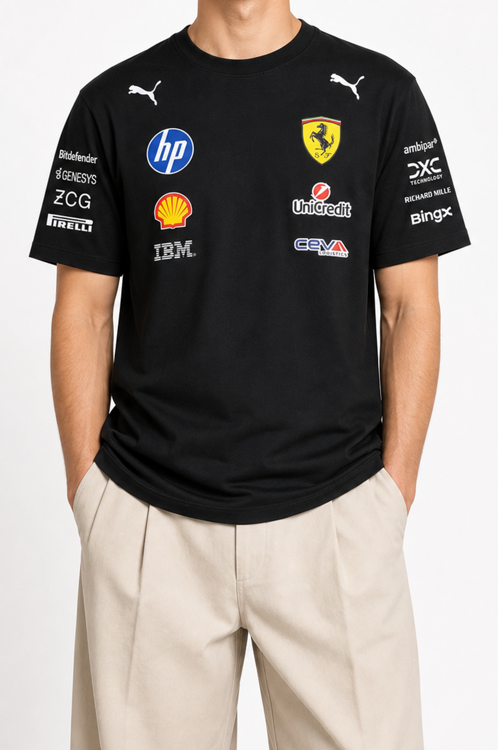 Scuderia Ferrari Hp Relaxed-Fit Black