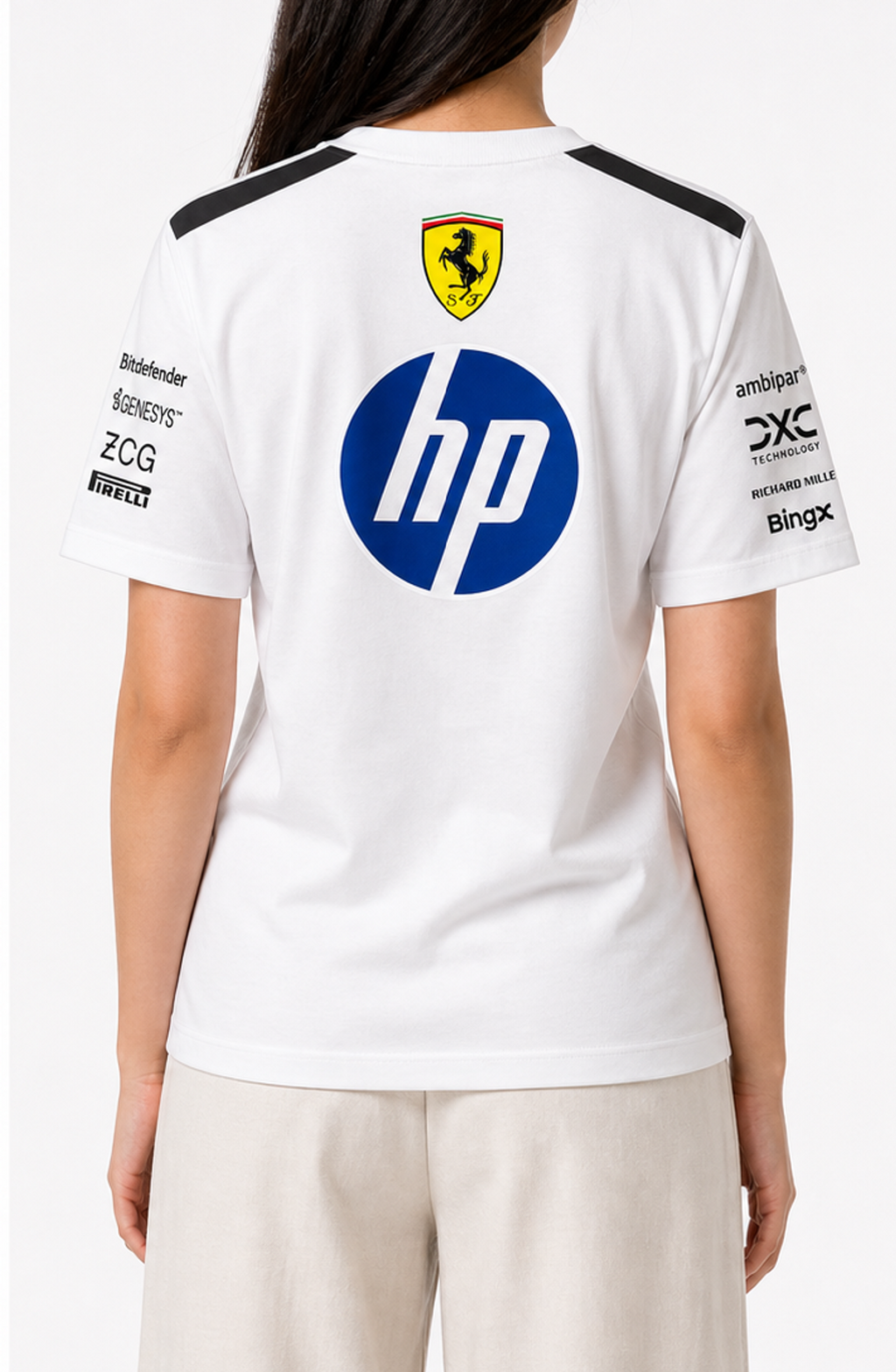Scuderia Ferrari Hp Relaxed-Fit White