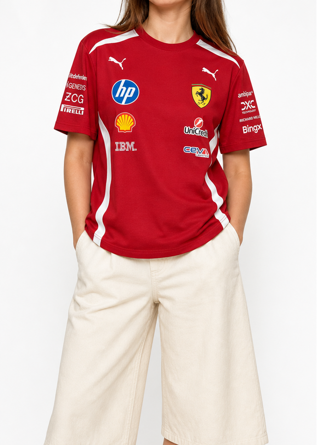 Scuderia Ferrari Hp Relaxed-Fit Red