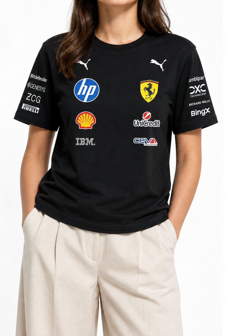 Scuderia Ferrari Hp Relaxed-Fit Black