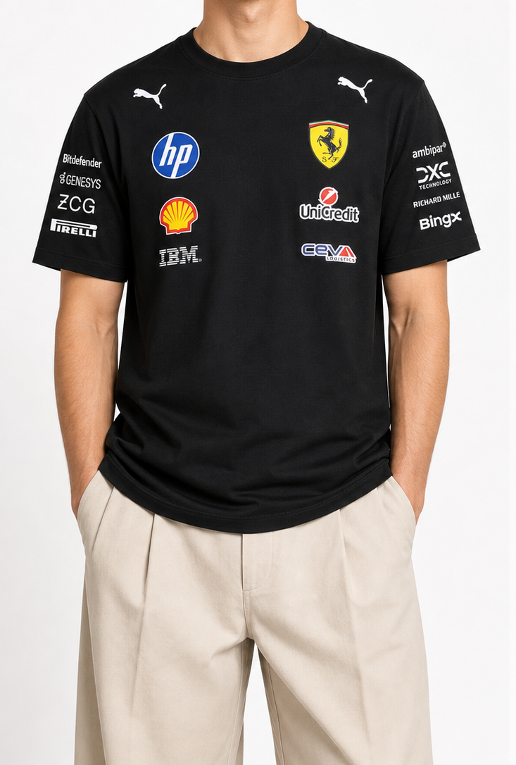 Scuderia Ferrari Hp Relaxed-Fit Black
