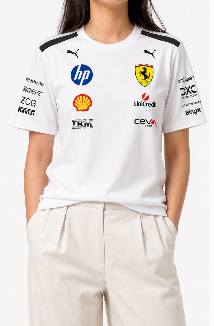 Scuderia Ferrari Hp Relaxed-Fit White