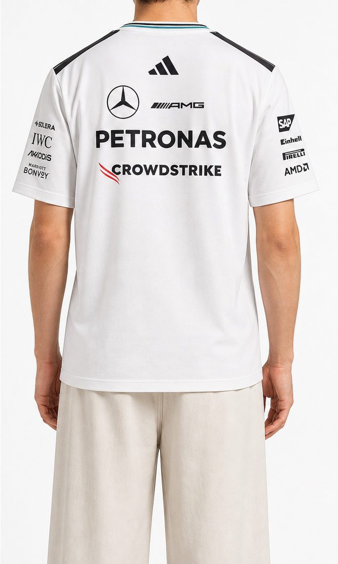 Mercedes AMG Petronas Relaxed-Fit White