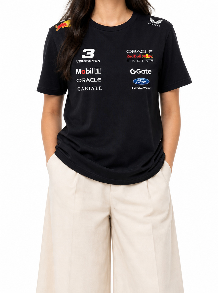 Oracle Red Bull Racing T-Shirt — Max Verstappen Black